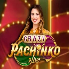 Official Live Casino logo: Crazy Pachinko by Evolution at Lizaro Casino