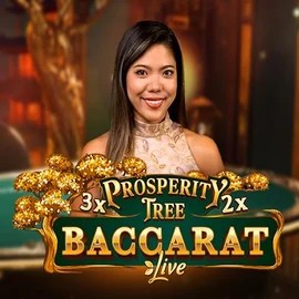 Prosperity Tree Baccarat casino game by Evolution – featured logo at Lizaro Casino