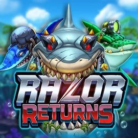 Official Slots logo: Razor Returns by Push Gaming at Lizaro Casino